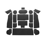 Tapis antidérapants Rainure De Porte Tapis Anti-poussière Tapis Antidérapant en Caoutchouc Boîte De Rangement Tasses d'eau pour Benz CLA C118 220 180 250 2019-2023(Noir)