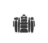 Tapis Antidérapants sous-Verres pour Citroën C1 2005-2014 Fente Porte Antidérapante Tapis Tasse Rainure Porte Accessoires Tapis De Tableau De Bord (Color : Noir)