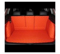 Tapis Antidérapants Tapis De Coffre en Cuir pour pour Duster pour Clio pour Scenic pour Kadjar pour Fluence pour Laguna pour Koleos pour Espace Talisman Custom Moquette(Orange)