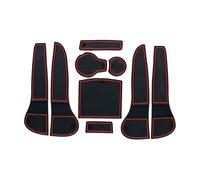 Tapis Antidérapants Voiture pour Audi A5 8T 2009-2016,Inserts Console & Accoudoir,Protection Anti-Saleté,Porte-Gobelet,Facile à Nettoyer