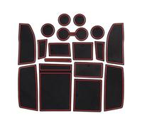 Tapis Antidérapants Voiture pour Audi Q5 FY SQ5 2017 2018 2019,Inserts Console & Accoudoir,Protection Anti-Saleté,Porte-Gobelet,Facile à Nettoyer