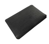 Tapis Antifatigue Tapis De Sol Anti-Fatigue en PVC/Tapis De Sécurité Industriel en Caoutchouc, Tapis De Sol Coussiné pour Travailler Debout, Réception D'aéroport(Black,40x80in/102x203cm)