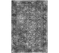 Tapis Antique à Poils Courts Vintage Gris 200 x 290 cm Gris
