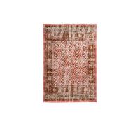 Tapis Antique Floral à Poils Courts "Ariya" Rouge 200 x 290 cm