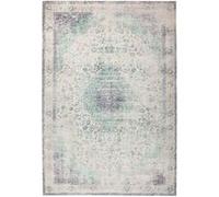 Tapis de séjour GENERIQUE Tapis Antique Tissé à la Main Vintage Bleu Pétrole 160 x 230 cm