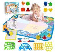 Tapis Aquadoodle Enfants, 120*90cm Tapis de Dessin Eau,Jouets éducatifs pour Enfants