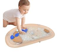 Tapis Aquatique pour Tummy Time | Tapis Ludique Sensoriel avec De l'eau pour | Activités Éducatives pour Plancher Maison Plage Pâques Serviettes