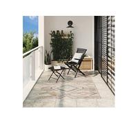 Vidaxl Tapis Arbizu Intérieur Extérieur Design Vintage 160x230 Cm