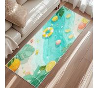 Tapis Arbre De Vie, Tapis Entree Mythologie Nordique Aurore Fil Or, Rugs 50x80cm pour Chambre Passage Sortie Carpet Poils Ras Antidérapant Lavable en Machine