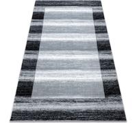 Tapis ARGENT - W9557 Cadre, vintage, rangées de gris gris 240x330 cm