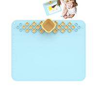 Tapis artisanaux en Silicone, Tapis Multi-Fonctionnels pour Peinture pour, Tapis en Silicone avec Tasse Pliable et Brosse, Tapis Anti-adhésif Bricolage avec Porte-Outils pour Tazz