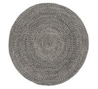 Atmosphera Créateur d'intérieur - Tapis Déco Tressé Café 120cm Noir Noir G