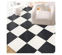Tapis auto adhésif Self Adhesive Carpet Floor Tiles Sticker Square Rugs Peel And Stick Mat DIY Kitchen Dining Room Bedroom Non-Slip Carpet 30 * 30cm(Beige charcoal black,20)