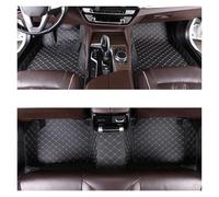 Tapis Auto pour VW pour Atlas pour Teramont 2016 2017 2018 2019 2020 2021 2022 2023 Auto Pied Coche Accessoire Tapis Sol Voiture Personnalisés Tapis sur(Beige Noir)