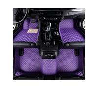 Tapis Auto Tapis Sol Voiture en Cuir Luxe Imperméables Toutes Saisons Couverture Complète 3D pour Mitsubishi pour Outlander 2005 2006 2007 Tapis Sol Antidérapant(Style 1 Purple)