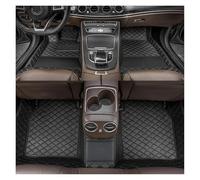 Tapis Auto Tapis Sol Voiture Luxe en Cuir PU Imperméables Accessoires D'intérieur pour Kia pour Rio 4 (2017 2018 2019 2020) Tapis Sol Voiture(Noir)
