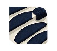 Tapis autoadhésifs 5 pcs Bleu marine 56x17x3 cm Aiguilleté Bleu