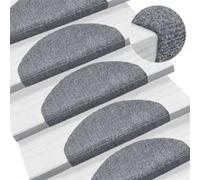 Tapis autoadhésifs de marches 10 pcs Gris clair 65x21x4 cm Gris clair G