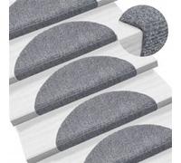 Tapis autoadhésifs de marches 5 pcs Gris clair 56x17x3 cm gris clair G