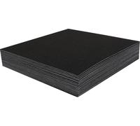 Tapis autocollant, 20 pièces, réduction du bruit, design antidérapant, noir