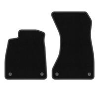 Tapis avant en moquette pour Audi A5 F57 2020-2022 cabriolet 2 pièces Noir BASIC