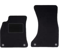Wielganizator Tapis de voiture - Convient pour Audi A4 B8 Berline, Break, Avant, Allroad 2007-2015 - Velours - Accessoires de voiture - Tapis de voiture - 2 pièces - Noir