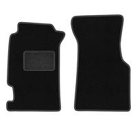 Tapis Avant Noirs pour : Honda CRX DelSol coupé, Cabrio (1992-1997)