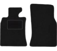 Wielganizator Tapis De Voiture - Convient pour Mini Cooper R56 Hayon 2006-2013 - Velours - Accessoires Voiture - Tapis De Sol Voiture - 2 Pièces - Noir
