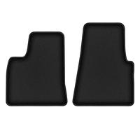 Tapis avant velours noirs premium 2 pièces pour: Tesla S I 2012-2016 berline