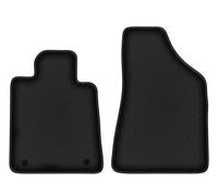 Tapis avant velours pour Renault Safrane 1992-2000 liftback 2 pièces Noir DURBAN