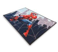 Tapis avec antidérapant Spiderman pour Chambre d'enfant, Impression numérique, Dimensions 80 x 120 cm, pesonnages Disney Marvel