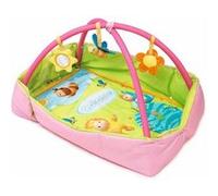 Tapis avec arche de jeux / aire d eveil bebe 2 en 1 cotoons rose fille - 123x94x50cm / 88x57x50cm - smoby Rose G