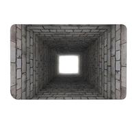 Tapis avec Trous 3D - Paillasson avec Illusion Optique 60 x 90 cm, piège sans antidérapant | Porte Salle de Bain, escalier, Salle de Jeux, Salon Tapis décoratif pour Sol Zone de la Maison