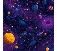 Tapis aventure - Mon Univers - Néoprène 2 mm - 90 × 90 cm - Conforme aux normes européennes