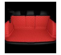 Tapis Bac Coffre Pour Peugeot 508 Pour SW W23 2011 2012 2013 2014-2018 Tapis Coffre Voiture Imperméables Accessoires Intérieurs Voiture(Red,Full set)