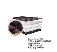 Tapis Bac de Coffre pour Citroen pour Grand C4 pour Picasso 2007-2013 Tapis Coffre Arrière Voiture Tampons Rangement Coffre Voiture(Brown Single)