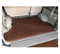 Tapis Bac de Coffre pour Toyota pour Land pour Criuser 100 LC100 1998-2007 Tapis Coffre Voiture en Cuir Doublure Chargement(Café,One Piece)