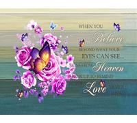 Tapis Bains Antidérapant Paillasson Quand Vous Croyez Au-Delà De Ce Que Vos Yeux Peuvent Voir Anti-Poussière Tapi De Sol D'Intérieur pour Entrée Salle De Bain Chambre 40X60Cm