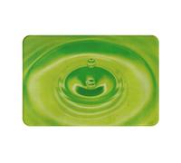 Tapis Bains Facile À Nettoyer Tapis Entree Gouttes d'eau Vertes Antidérapant Tapi De Sol D'Intérieur pour Salle De Bain Intérieur Chambre 40X60Cm
