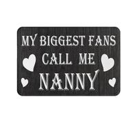 Tapis Bains Indestructible Tapis De Porte Mes Plus Grands Fans m'appellent Nanny Anti-Saleté Tapi Entrée pour Cuisine Salle De Bain Chambre 40X60Cm