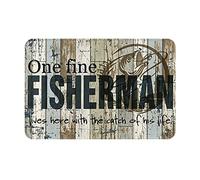 Tapis Bains Lavable Tapis Entree Un Bel Homme VIT Ici avec La Prise De Sa Vie Facile À Nettoyer Tapi D'Entrée pour Déco Cuisine Intérieur 40X60Cm