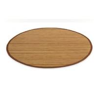Tapis bambou 120 cm rond marron Marron G