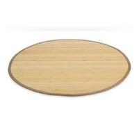 Tapis bambou 120 cm rond Naturel Clair Beige G
