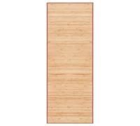 vidaXL Tapis Bambou 80x200 cm Marron Salon Cuisine Salle Séjour Tapis de Sol