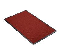 Tapis Barrière Absorbant, 120cm x 300cm, Rouge Noir