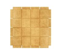 Tapis Basket Design House Stockholm 245x245 Jaune Ocre