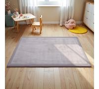 Tapis bébé Björn&Schiller, tapis d'éveil pour bébé, 150x200 cm, tapis épais de 2 cm, tapis de jeu, couverture d'éveil pour chambre d'enfant, antidérapant, tapis en velours doux, gris