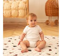 Tapis bebe matelassé confetti multicolore Diam 150cm