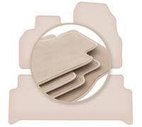 Tapis beiges PREMIUM pour : Renault Scenic II monospace 2003-2009
