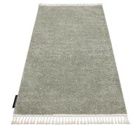 Tapis BERBER 9000 vert Franges berbère marocain shaggy 200x290 cm